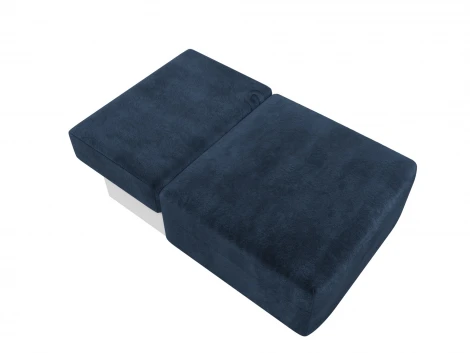 Модуль диван Лига-060 НПБ (ЛДСП,Брус,Фанера,Велюр/Синий) Лига Диванов 129533