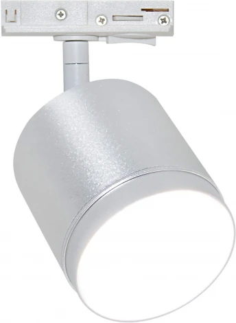 Трековый светильник однофазный 220V Maytoni Polar TR088-1-GX53-S (круглые)