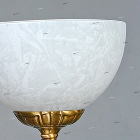 Бра Ambiente by Brizzi Seville, 2 плафона, бронза с белым