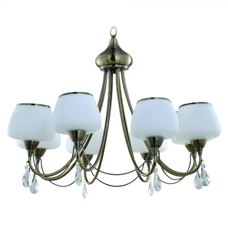 Подвесная люстра IDLamp 801 801/8-Oldbronze