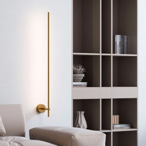 Светильник настенный светодиодный Elektrostandard Fine 40132/LED латунь 3000K (220V)