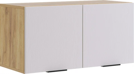 Прихожая "Бери К4" (1600х350х2226), цвет дуб крафт золотой/белое дерево Mebelson (арт.ПК04Бери.2563)