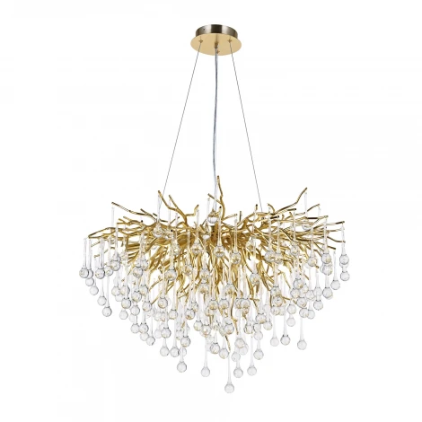 Подвесная люстра хрустальная Modelux MODESTYLE MS.2105.1000 GD