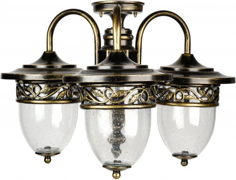 Потолочный светильник уличный Oasis Light KRAKOV 1 L 87270LA/18/3 Gb (220V, фонарь, IP44)