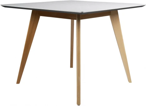 Стол R-Home Лунд квадратный 960*960 Мрамор Бьянко