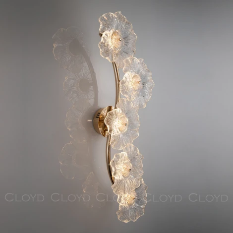 Настенный светильник светодиодный с цветами Cloyd Shambala 20396 (220V, цветы)