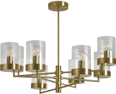 Потолочная люстра на штанге Freya Clip FR5426PL-08BS (220V)