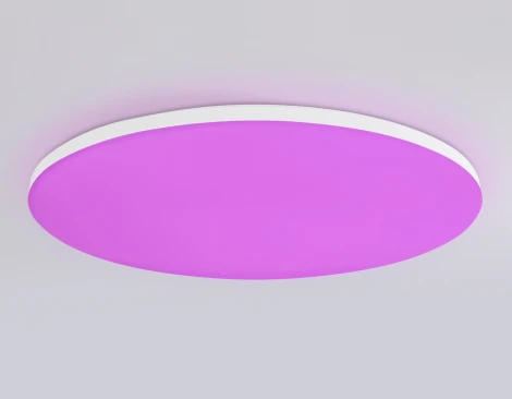 Потолочный светильник RGB круглый светодиодный с пультом и управлением смартфоном Ambrella ORBITAL FZ2003 (220V, умный дом - Алиса, Tuya Smart, Алекса, Smart Home, круглые, IP54)