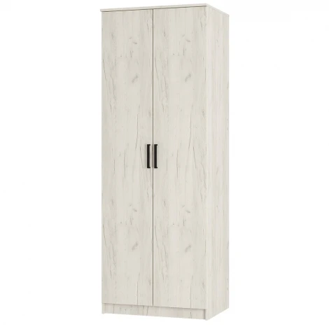 Шкаф БТС 2-х створчатый Фиеста, Дуб крафт белый