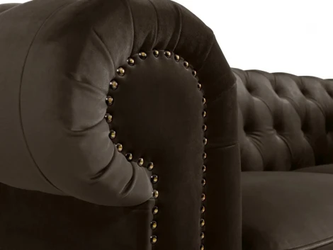 Диван Chester Classic ОГОГО (арт.344540), (Ткань/Бордовый)