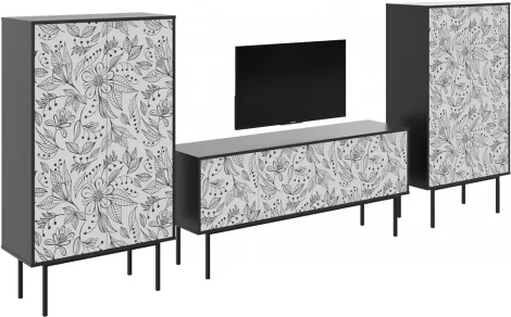 Композиция Boho Color 5 ОГОГО (арт.599594), (ЛДСП/Черный)