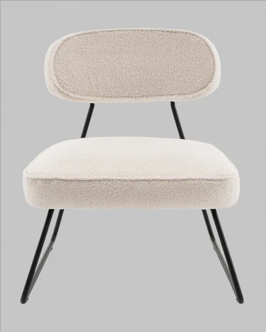 Кресло Kate new ткань букле бежевый Stool Group арт.УТ000041265