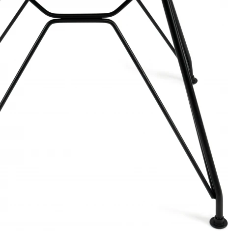 Обеденный стул Tetchair HANSEN (Пластик,Металл,Экокожа/Серый,Черный) 20321