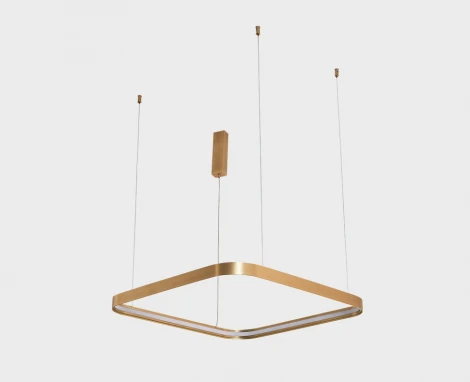 Подвесной светильник светодиодный Italline IT013-6031 gold 3000K (220V, на тросе)