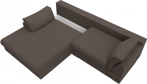 Диван угловой Пекин угол левый Лига Диванов (Рогожка) арт.122946L