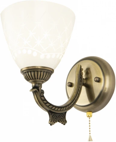 Бра с выключателем Arte Milano AM343837 343837/1W AB (220V)