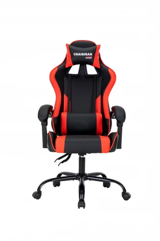 Офисное кресло Chairman CH41 экокожа, черно-красный