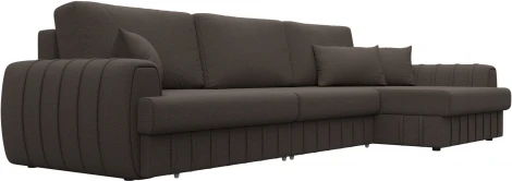 Диван угловой Лига-057 НПБ Лонг угол правый Лига Диванов (Рогожка) арт.129293