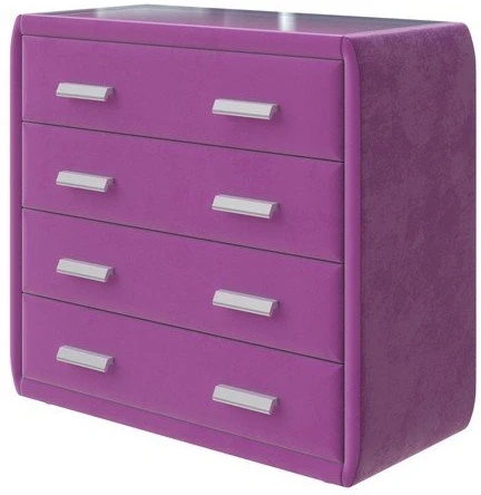 PROxSON Комод Soft Mebel (Ткань: Велюр Shaggy Wine) 101x48
