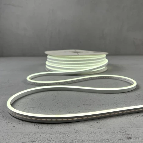 Односторонний Гибкий Неон 8х16мм Белый 12В, IP65 Laitcom FR-23512