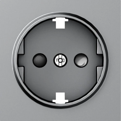 Накладка для розетки Schuko с заземлением, со шторками 16A 250 В~ IP30 Donel A07 DE22040