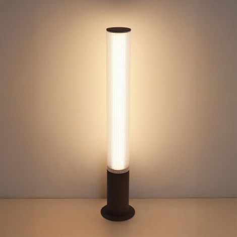 Уличный наземный светильник Odeon Light Cortena 7180/22GL коричневый/акрил/металл IP65 LED 22W 2500Лм 3000K 281° 220V