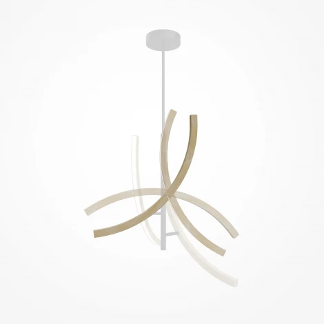 Потолочная люстра на штанге Maytoni Wabi MOD428PL-L27BK (LED, 220V)