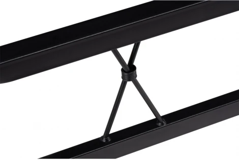 Полутораспальная кровать Woodville Иоханна 18 120х200 черная 511603