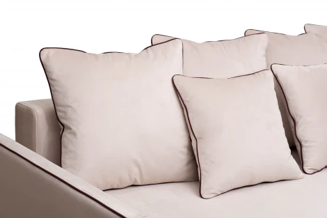 Диван Mores(K)/VD кант трехмест.раскл. велюр беж. Colton 002-BEG 226*103*94 Garda Decor