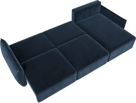 Диван угловой Лига-051 НПБ Лонг угол универсальный Лига Диванов (Велюр) арт.128666