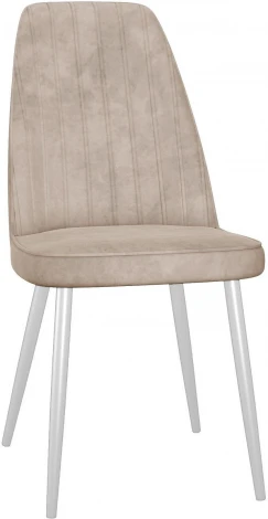 Стул DikLine 326 B03 BEIGE, ножки белые арт.00-00074243