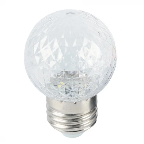 Лампа светодиодная Feron LB-385 52176 шарик 6400K прозрачный E27 1W 230V