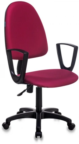 Кресло Бюрократ CH-1300N бордовый Престиж+ 15-11 крестовина пластик