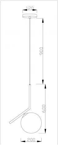 Подвесной светильник V1991-1P Valentina 1*E27*60W