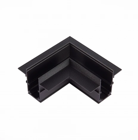 Угол-соединитель для встраиваемого магнитного шинопровода под ГКЛ 12мм ST Luce Skyline 48 ST1007.429.12 Черный