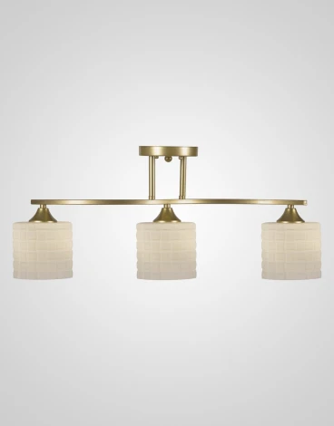 Потолочная люстра на штанге Мелодия Света SL1N SL6789-3 GD 000066023