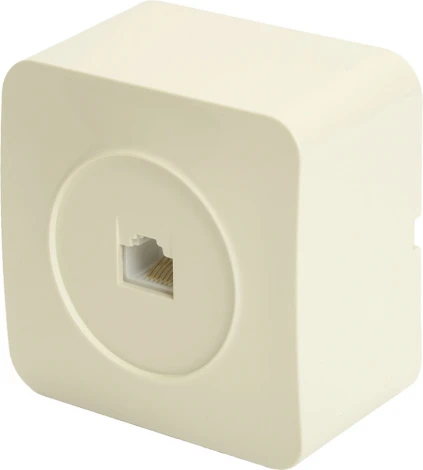 Розетка Ethernet RJ-45 (слоновая кость) Stekker София 49482
