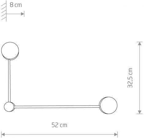 Бра Nowodvorski Orbit 7804 (220V)
