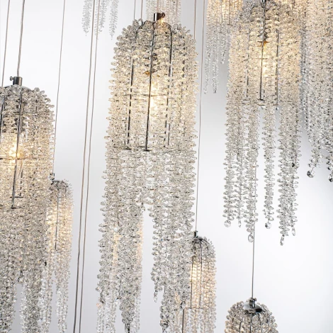 Подвесная люстра хрустальная Modelux MODELUX ML.6688.25 CR