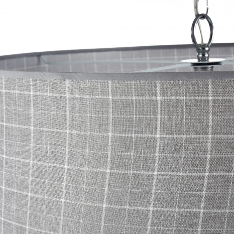 Подвесная люстра Freya Bertrand FR5906-PL-05C-CH (220V, на цепи, узор в клетку)