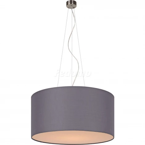 Подвес Артпром Crocus, 1 плафон, никель, серый с белым