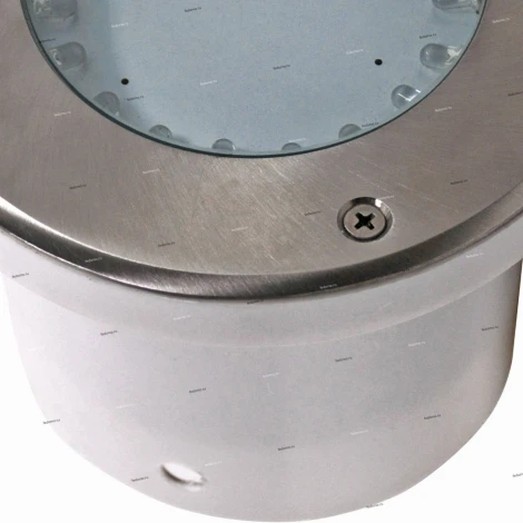 Светильник тротуарный уличный светодиодный Horoz Elmas, 1 лампа, белый с никелем и прозрачным