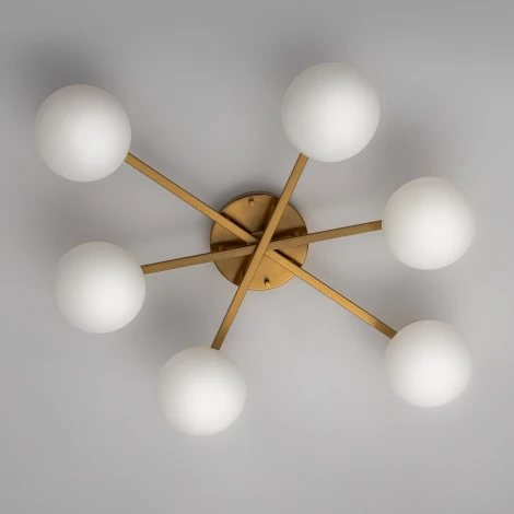 Потолочная люстра RGB на штанге Citilux Atman Smart CL226A163 (LED, 220V, голосовое управление, пульт управления, управление смартфоном, умный дом - Алиса, Маруся, Салют)