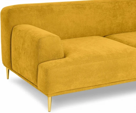 Диван Portofino 2-х местный ОГОГО (арт.604102), (Рогожка/Желтый)