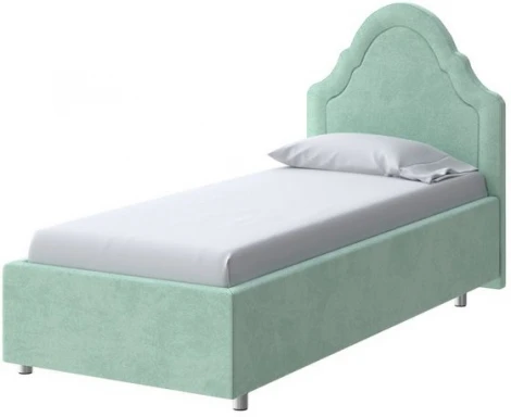 PROxSON Кровать Эльза (Ткань: Велюр Teddy Мятный) 90x190