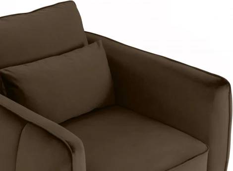 Кресло Amsterdam ОГОГО (арт.342699), (Ткань/Коричневый)