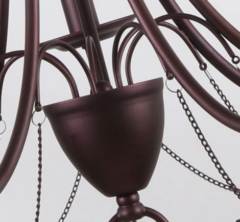 Подвесная люстра F-Promo Plini 2590-7P (220V, на цепи, свеча)