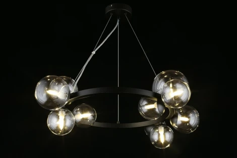 Подвесной светильник Aployt Feliche APL.334.03.11 (220V, на тросе, шарики, молекулы)