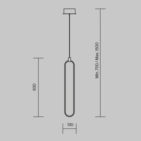 Подвесной светильник Maytoni Chain MOD017PL-L13N (LED, 220V, на проводе)