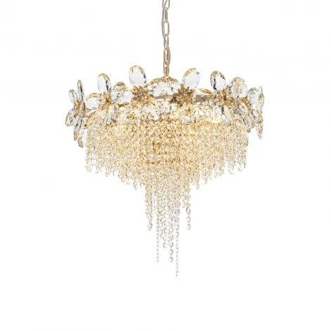 Подвесная люстра хрустальная Modelux ML.9521.500 GD